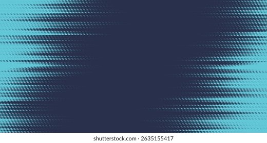 Abstract blue banner design vector, dynamic sporty horizontal background template for media promotion or web banner