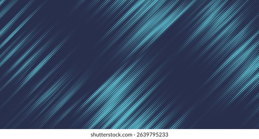 Abstract blue banner design vector, dynamic sporty horizontal background template for media promotion or web banner	
