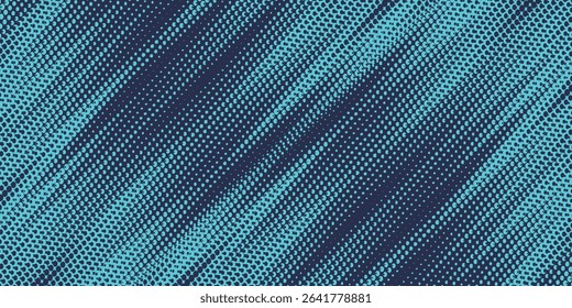Abstract blue banner design vector, dynamic sporty horizontal background template for media promotion or web banner, modern