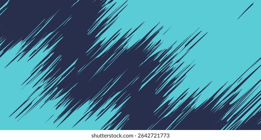 Abstract blue banner design vector, dynamic sporty horizontal background template for media promotion or web banner	
