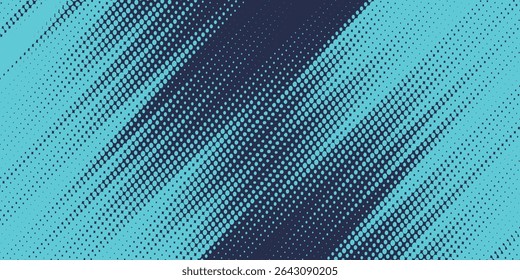 Abstract blue banner design vector, dynamic sporty horizontal background template for media promotion or web banner	