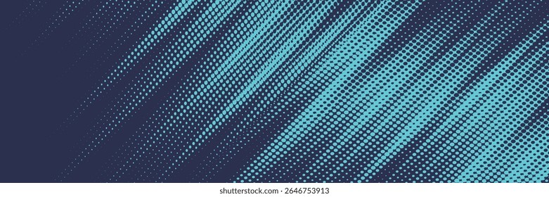 Abstract blue banner design vector, dynamic sporty horizontal background template for media promotion or web banner, eps10.