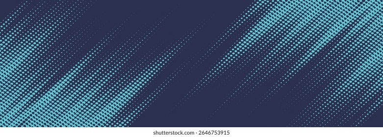Abstract blue banner design vector, dynamic sporty horizontal background template for media promotion or web banner, eps10.