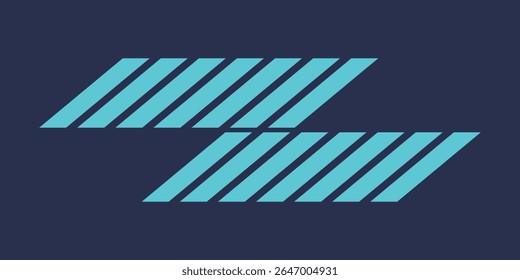 Abstrakter blauer Banner-Designvektor, dynamische sportliche horizontale Hintergrundvorlage für Medienwerbung oder Webbanner	
