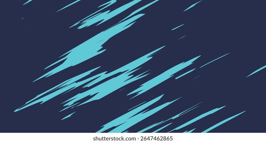 Abstract blue banner design vector, dynamic sporty horizontal background template for media promotion or web banner, modern