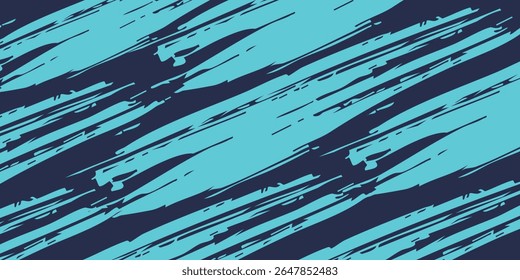 Abstract blue banner design vector, dynamic sporty horizontal background template for media promotion or web banner
