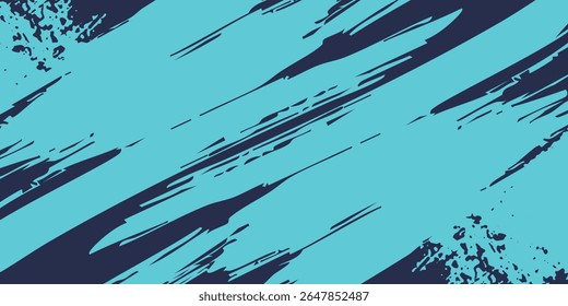 Vector Abstractas del diseño del Anuncio azul, Plantilla de fondo Horizontal deportiva dinámica para la promoción de los medios de comunicación o el Anuncio del Web