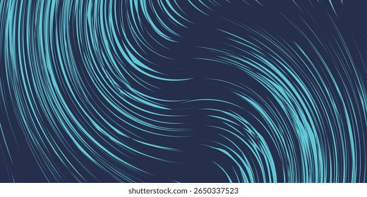 Abstract blue banner design vector, dynamic sporty horizontal background template for media promotion or web banner