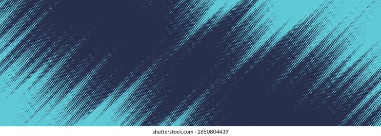 Abstract blue banner design vector, dynamic sporty horizontal background template for media promotion or web banner