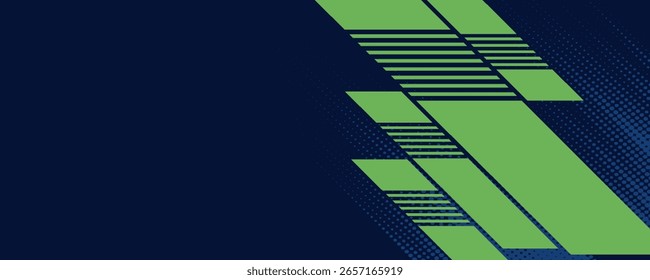 Vector Abstractas del diseño del Anuncio azul, Plantilla de fondo Horizontal deportiva dinámica para la promoción de los medios de comunicación o el Anuncio del Web