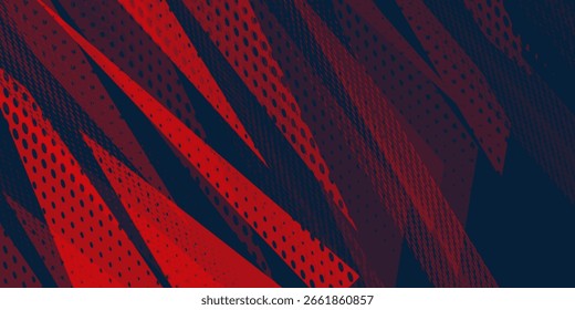 Vector de diseño de Anuncio azul Abstractas, Plantilla de fondo Horizontal deportivo dinámico para promoción de medios o Anuncio de Web, ilustración, EPS10
