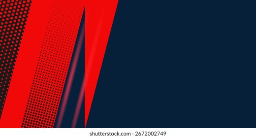 Vector de diseño de Anuncio azul Abstractas, Plantilla de fondo Horizontal deportivo dinámico