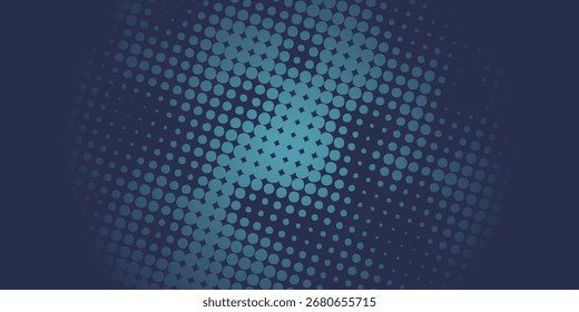 Vetor de design de banner azul abstrato, modelo de fundo horizontal esportivo dinâmico para promoção de mídia ou banner da Web