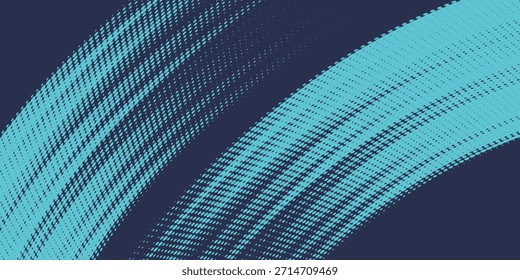 Abstract blue banner design vector, dynamic sporty horizontal background template for media promotion or web banner