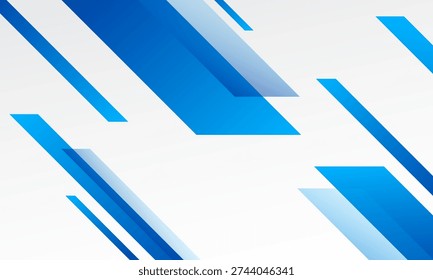 Fondo geométrico Anuncio azul
