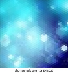 Abstract blue banner. Vector image