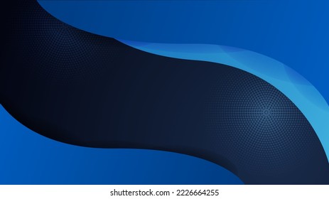 Abstract blue and black background