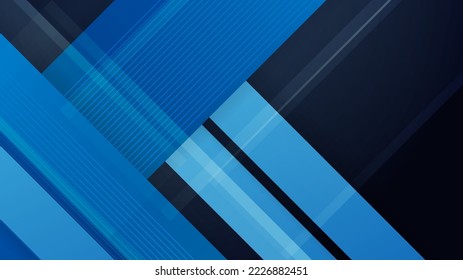 Abstract blue and black background