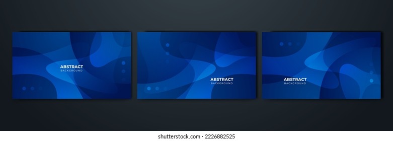 Abstract blue and black background