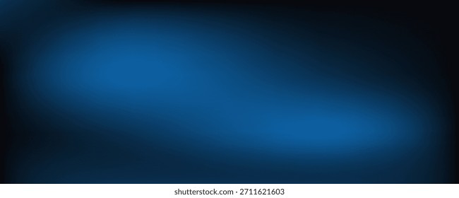 Abstract blue and black background, with a blurred texture. The background features a gradient of blue, creating a soft, dreamy background. Abstract blurred gradient background vector