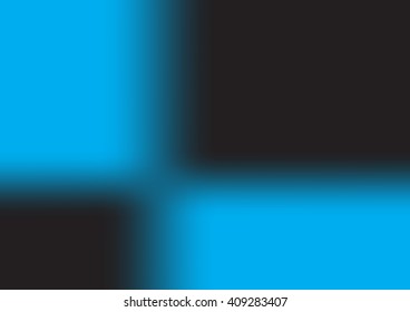 Abstract blue and black background with cross