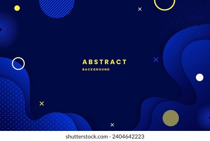 Abstract blue and black background.  liquid dynamic shapes abstract composition. abstract gradient purple modern elegant design background. Illustration vector 10 eps.