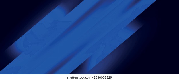 abstract blue and black is a bright pattern with gradient with metal texture wall floor soft technology dark black diagonal background clean modern. eps10