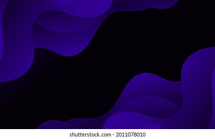 Resumen Azul, fondo geométrico negro. Diseño de fondo moderno. Color líquido. Composición de formas fluidas. Apto para el diseño de la presentación. sitio web, base para banners, fondos de pantalla, folletos, carteles