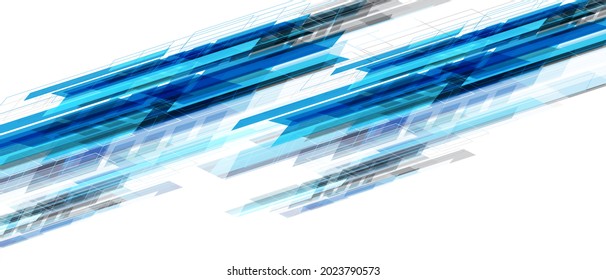 Resumen de la dinámica geométrica azul negro creativa en el diseño blanco diseño moderno tecnología futurista ilustración vectorial de fondo.