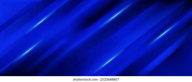 Abstractas fondo degradado negro azul con patrones suaves, textura diagonal oscura, escena compuesta de líneas brillantes de lujo.