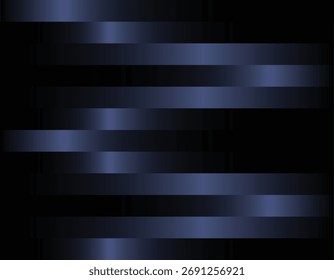 Fondo Abstractas de rayas degradadas en azul y negro: diseño de Vector tecnológico futurista
