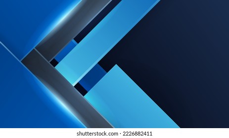 abstract blue and black are light pattern with the gradient is the with floor wall metal texture soft tech diagonal background black dark clean modern.