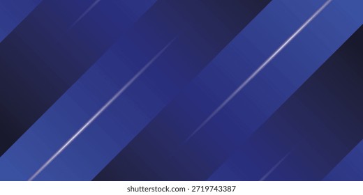 El azul abstracto y el negro son el patrón ligero con el gradiente es el piso con la textura del metal de la pared suave diagonal de la tecnología 