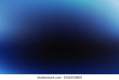 Abstract blue and black liquid background. Gradient mesh effect bright color blend. Blurred fluid colorful mix fluid and grain grunge texture gradation, vector noise blur abstract background