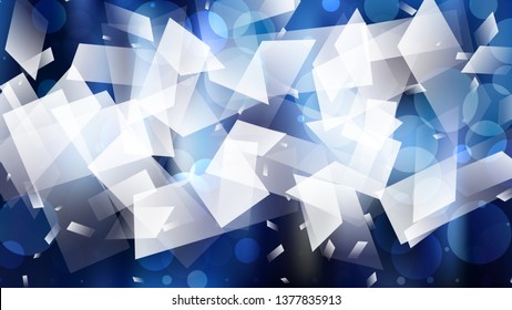 Abstract Blue Black and White Background Vector Illustration