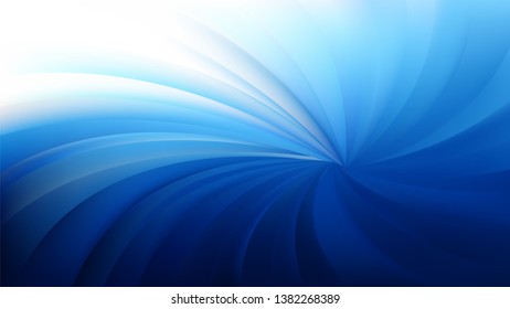 Abstract Blue Black and White Twisted swirl Background Vector Graphic