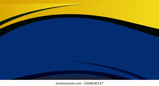 Abstract blue, black and yellow gradient background. Modern blue abstract rectangular box lines for presentation design, banner, brocure and business card