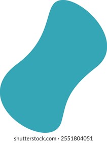 abstract blue blob for background