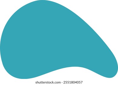 abstract blue blob for background