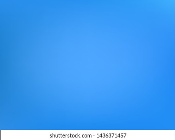 Abstract blue blurred background. Smooth gradient texture color. Vector illustration. Shiny bright website pattern, Web and Mobile Applications, social media, banner header or sidebar graphic 
