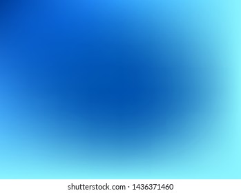 Abstract blue blurred background. Smooth gradient texture color. Vector illustration. Shiny bright website pattern, Web and Mobile Applications, social media, banner header or sidebar graphic 