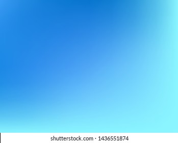 Abstract blue blurred background. Smooth gradient texture color. Vector illustration. Shiny bright website pattern, Web and Mobile Applications, social media, banner header or sidebar graphic 