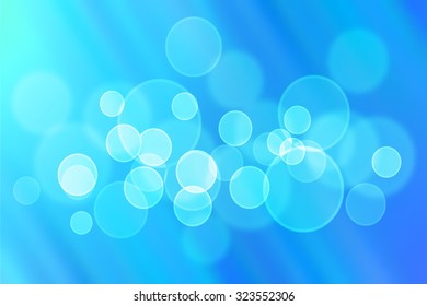 Abstract blue blurred boken background, vector illustration