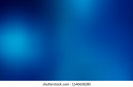 Abstract Blue blurred gradient background. Nature backdrop.Vector concept for design, banner or poster