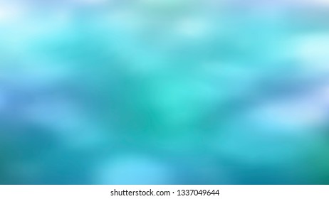 Abstract Blue blurred gradient background. Nature backdrop.Vector concept for design, banner or poster