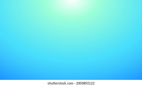 Abstrakter blauer Farbverlauf-Hintergrund in hellen Farben. Farbige, glatte Illustration Vector EPS10