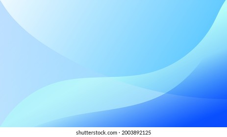 Abstract  blue blurred gradient background in bright colors. Colorful smooth illustration Vector EPS 10