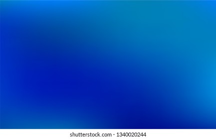 Abstract blue blurred gradient mesh background in bright colors. Colorful smooth banner template. Easy editable soft colored vector illustration in EPS10 without transparency.