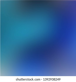Abstract  blue blurred gradient mesh background with light. Trendy colors. Modern nature backdrop. Ecology concept for your graphic design, banner or poster 