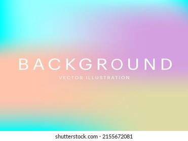 Abstract blue blurred gradient mesh background. Graphic color, modern banner, nature backdrop. Vector illustration.